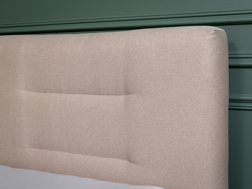 Кровать Nuvola-8 NEW - Кровать в лаконичном стиле с горизонтальной отстрочкой  в изголовье