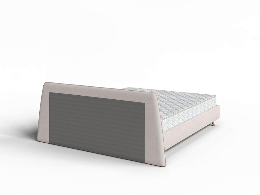 Кровать Binni 120x190 Ткань: Рогожка Тетра Бежевый - Кровать Binni для ценителей современного минимализма.