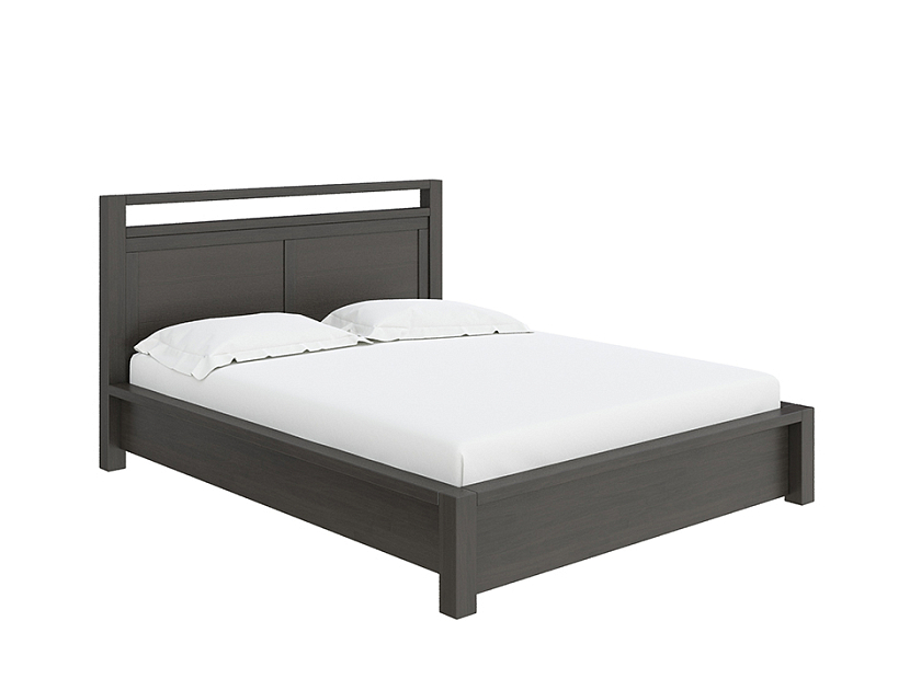 Кровать Fiord с подъемным механизмом 160x200 Массив (бук) Венге (бук) - Кровать из массива с подъемным механизмом