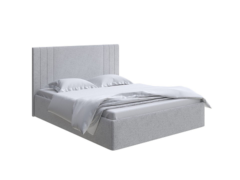 Двуспальная кровать Liberty - Аккуратная мягкая кровать в обивке из мебельной ткани