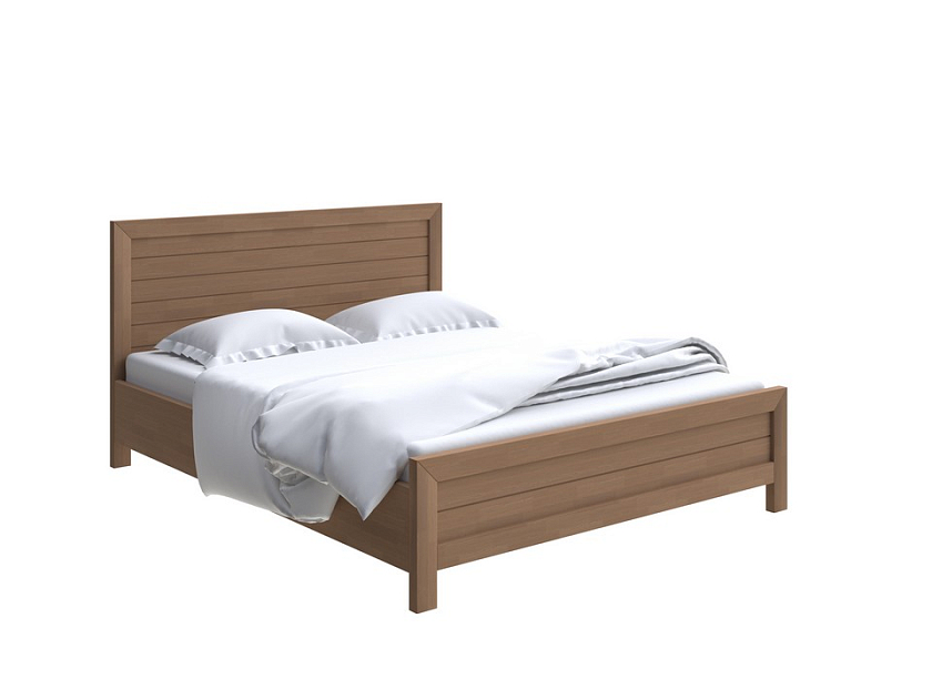 Кровать Toronto с подъемным механизмом 80x190 Массив (сосна) Антик (сосна) - Стильная кровать с местом для хранения
