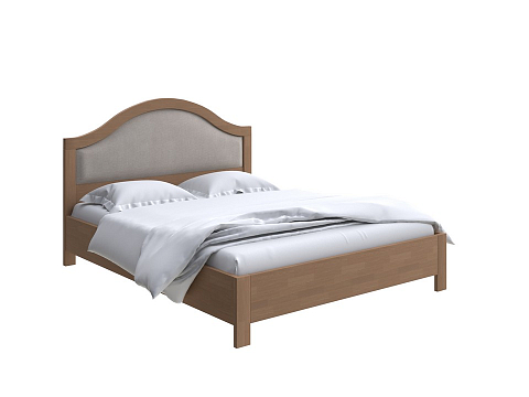 Двуспальная деревянная кровать Ontario с подъемным механизмом - Уютная кровать с местом для хранения