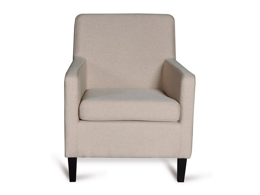 Кресло Status 69x76 Ткань: Рогожка Золотисто-бежевый 193 - Стильное интерьерное кресло c лаконичными формами 