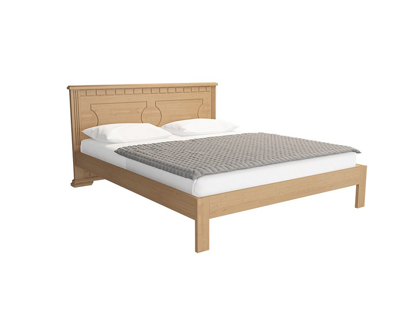 Кровать Milena-М-тахта 200x220 Массив (сосна) Антик - Кровать в классическом стиле из массива.