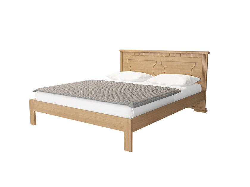Кровать Milena-М-тахта 90x200 Массив (береза) Антик - Кровать в классическом стиле из массива.