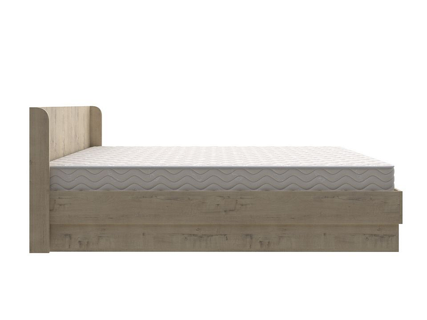 Кровать Practica с подъемным механизмом 140x200 ЛДСП Бунратти - Кровать из ЛДСП с подъемным механизмом в минималистичном дизайне