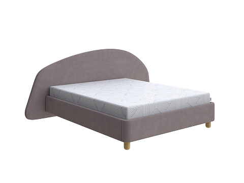 Большая кровать Sten Bro Right - Мягкая кровать с округлым изголовьем на правую сторону