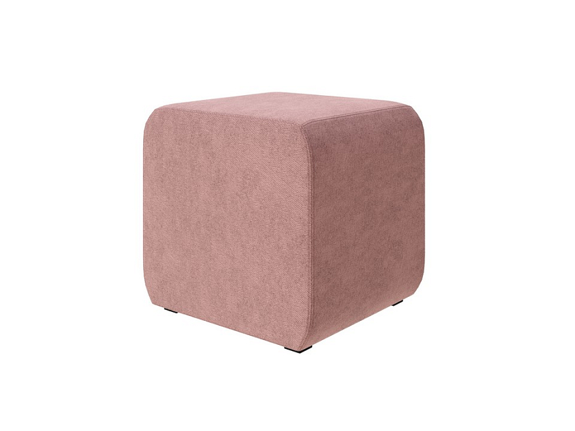 Пуф Comfy 52x46 Ткань: Рогожка Levis 62 Розовый - Стильный одноместный пуф в обивке из экокожи и мебельной ткани на выбор.