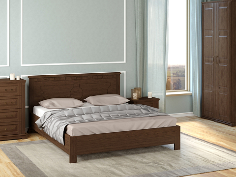 Односпальная кровать Milena-М-тахта с подъемным механизмом - Кровать в классическом стиле из массива с подъемным механизмом.