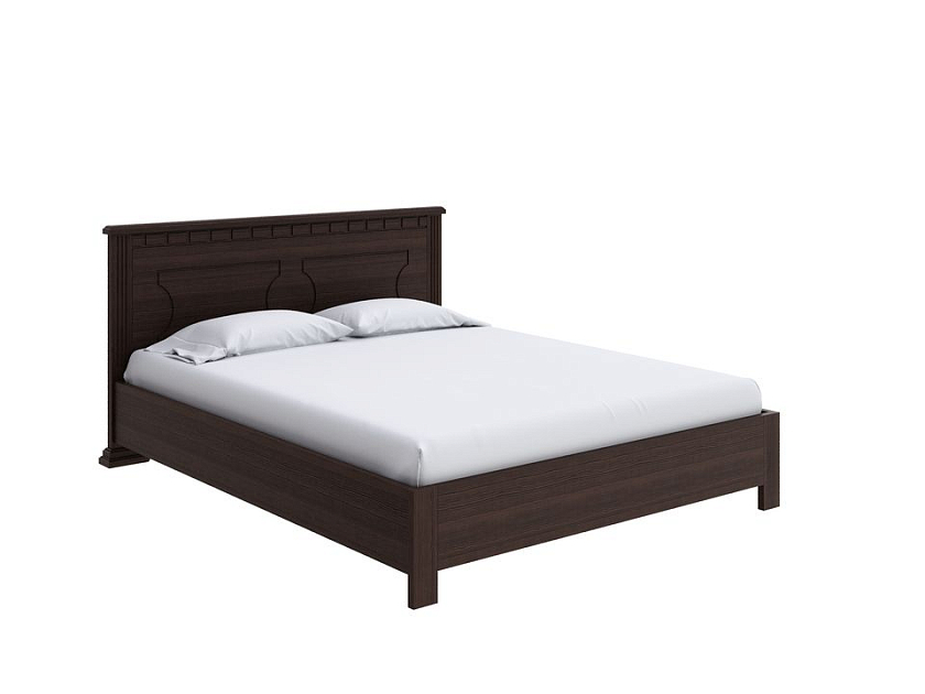 Кровать Milena-М-тахта с подъемным механизмом 90x200 Массив (сосна) Белая эмаль - Кровать в классическом стиле из массива с подъемным механизмом.