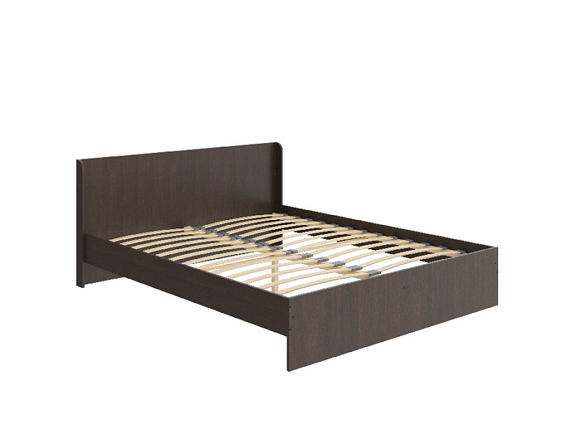 Кровать Practica 120x200 ЛДСП Дуб Венге - Изящная кровать для любого интерьера